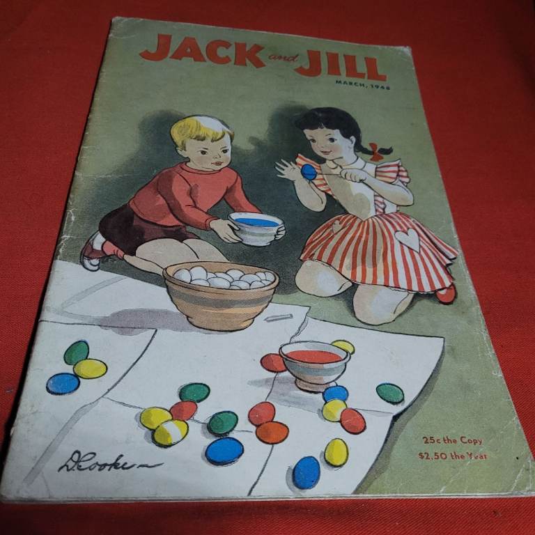 Jack & Jill Magazine March 1948 Excellent Condition Magazine a9