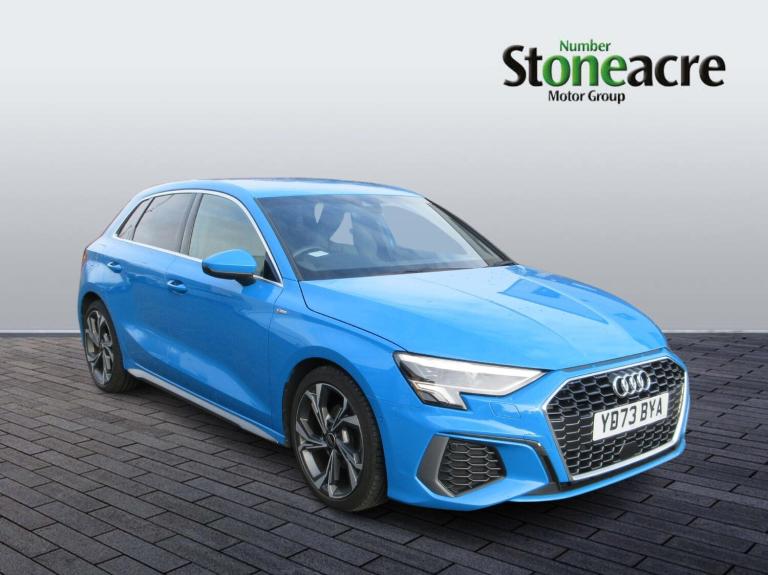 2023 Audi A3 1.0 TFSI 30 S line Sportback 5dr Petrol S Tronic Euro 6 (s/s) (110 ps) HATCHBACK Pet...