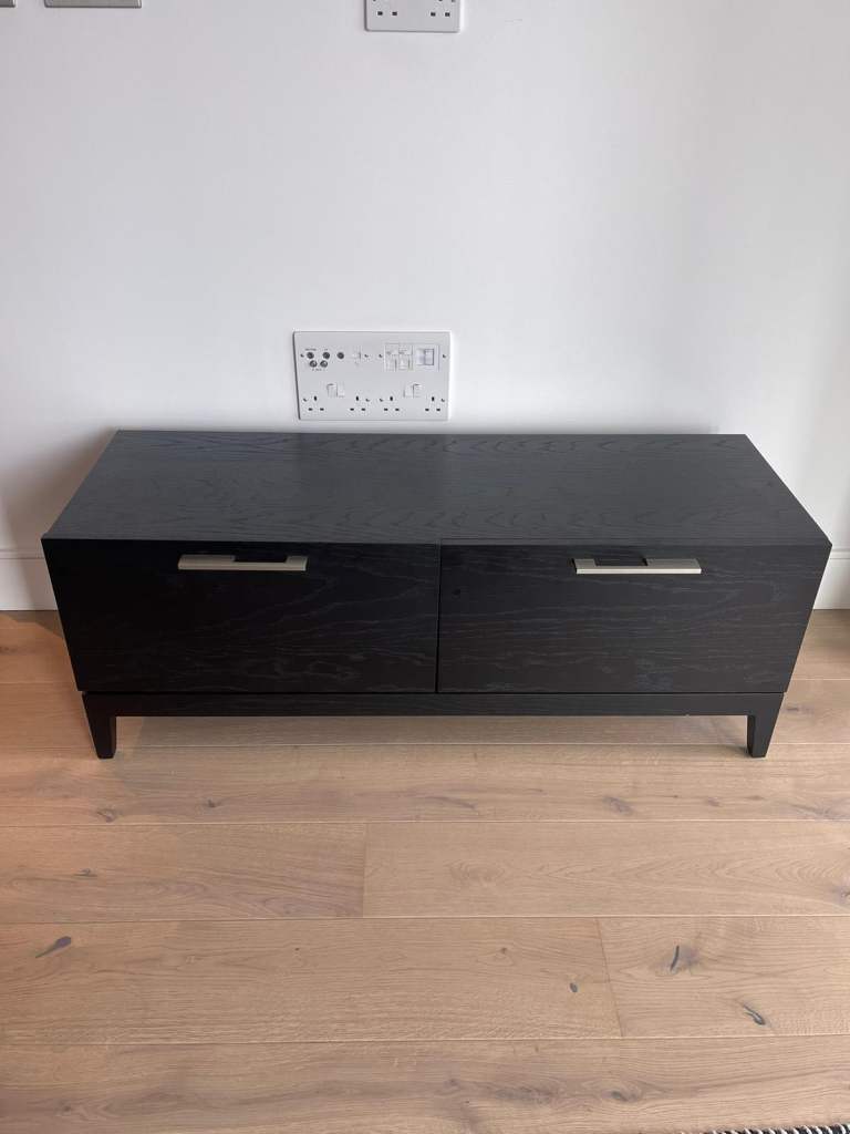 FREE DELIVERY Twenty10 Designs Peony TV Unit - Wenge with 2 drawers, in good condition. 