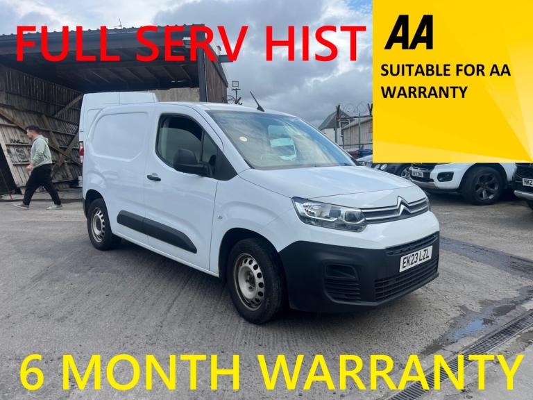 2023 Citroen Berlingo 1.5 BlueHDi 1000Kg Enterprise Ed 100ps 6 Speed S/S PANEL VAN Diesel Manual