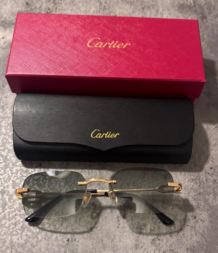 BRAND NEW CARTIER SUNGLASSES IN ORIGINAL BOX 