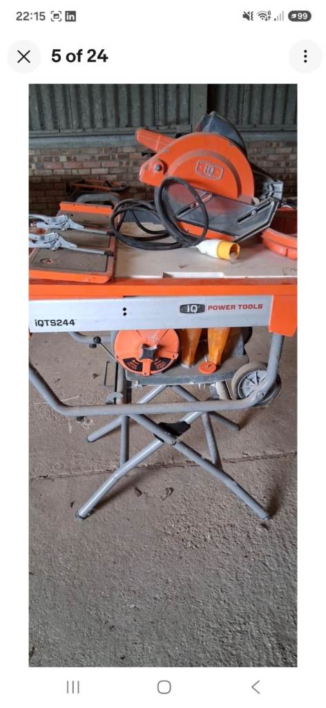 IQ Power Tools T3244 Tile Saw – Good Condition