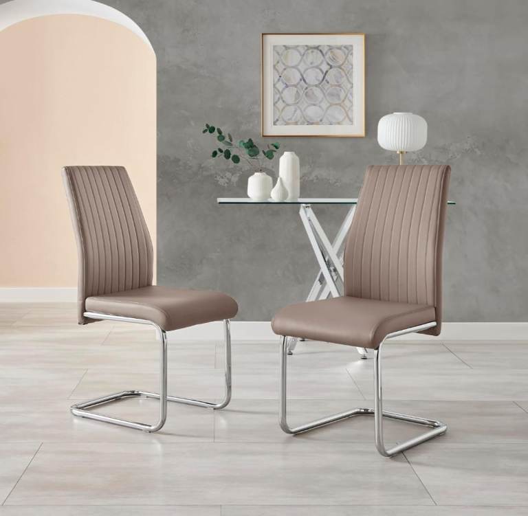 Set of Two Dining Chairs 