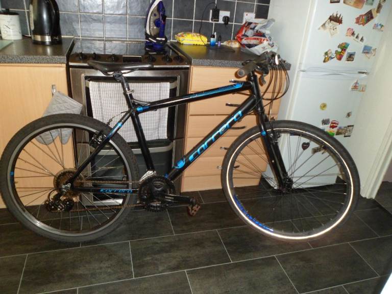 Carrera Mountain Bike – Black with Blue , Good Condition