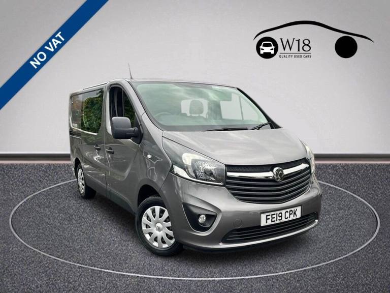 2019 Vauxhall Vivaro 1.6 CDTi 2900 BiTurbo ecoTEC Sportive Crew Van Double Cab 5dr Diesel Manual ...