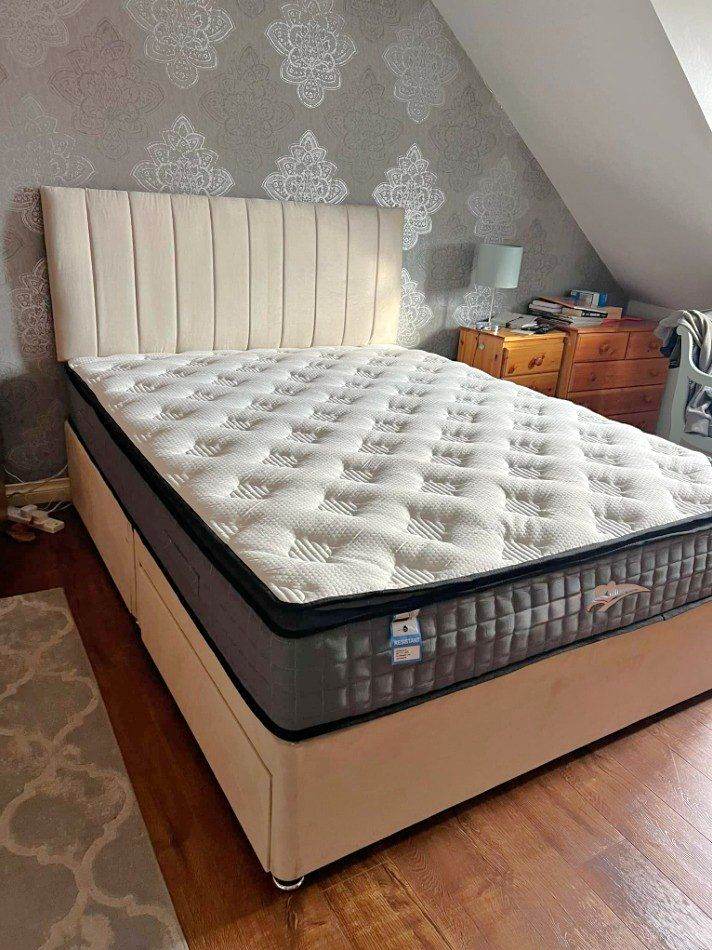 EXTRA OFFER || Divan 5FT King Size Bed Base With Mattress & Storage Option || 25% OFF || COD