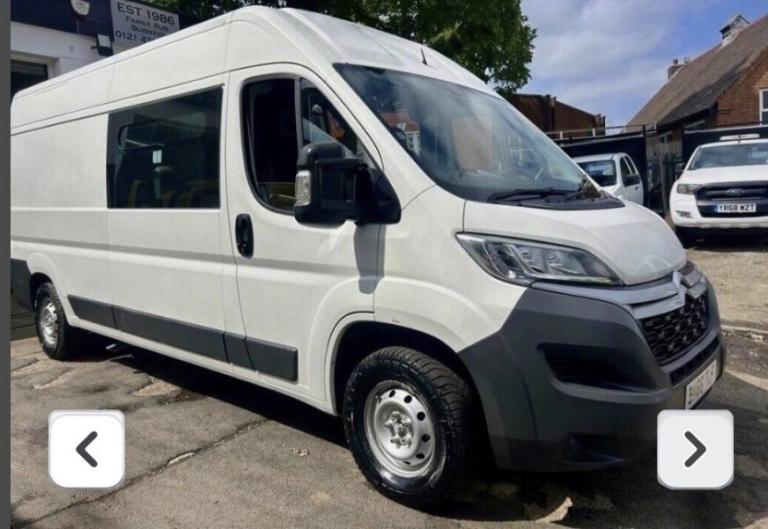 CITROEN RELAY COMBI CREW X 6 SEATS SIDE WINDOWS IDEAL CAMPER 2.0 BlueHDi 35