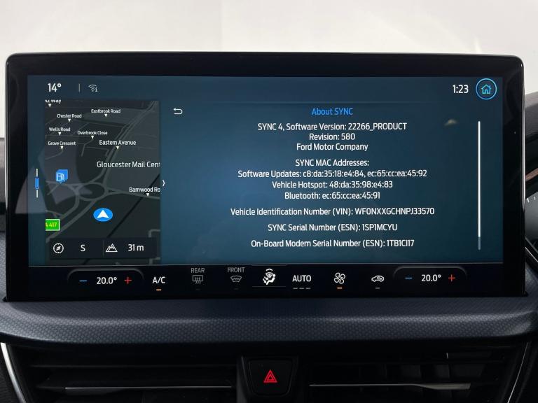 2023 Ford Focus 1.0T EcoBoost Active Hatchback 5dr Petrol Manual Euro 6 (s/s) (125 ps) - LA Hatch...