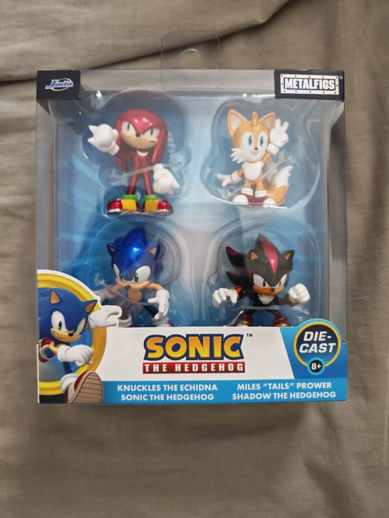 Sonic the hedgehog metal 4 pack Die Cast 