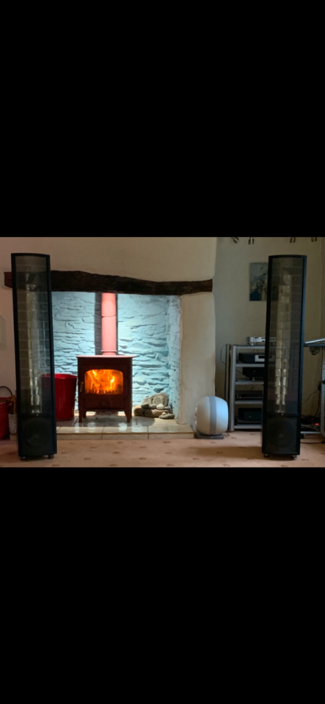 Martin Logan Theos electrostatic loudspeakers