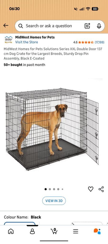 XXL dog crate