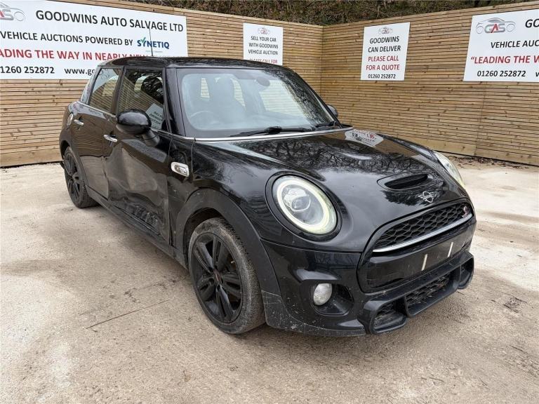 2019 MINI HATCH COOPER S SPORT 2.0T DAMAGED REPAIRABLE SALVAGE 