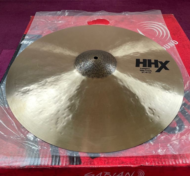 Sabian 19” HHX Complex Thin Crash Cymbal