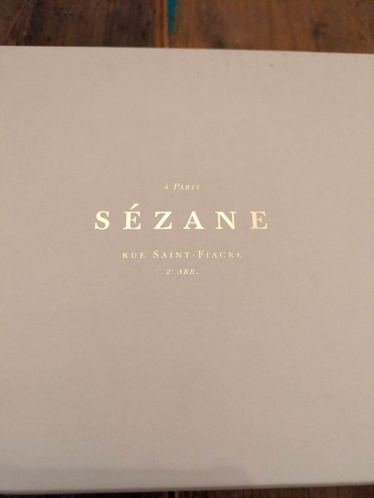 Sezane Matilda Balerines, black, UK5, FR38, Brand new