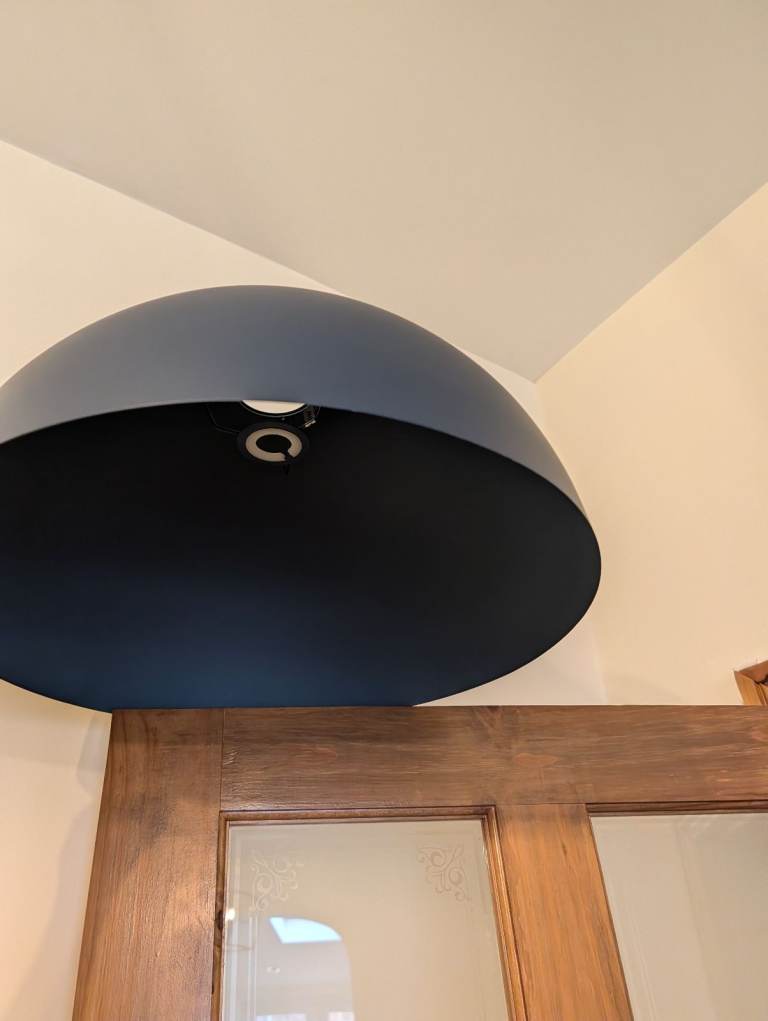 Metal dome lampshade