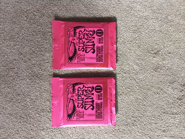 Ernie Ball Super Slinky Strings for Electric guitars