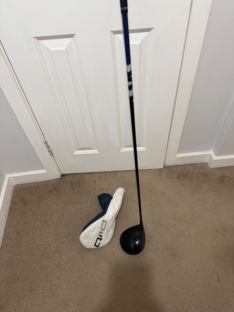 TaylorMade QI10 Driver Golf Club – Black, Good Condition