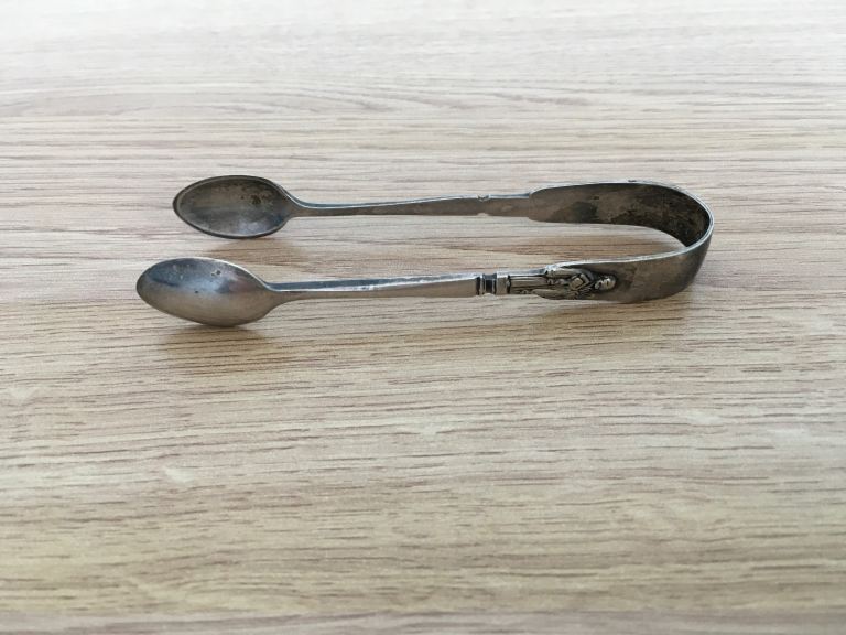 Victorian Apostle sugar tongs