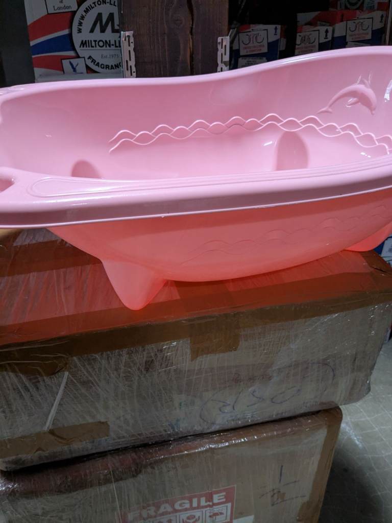 New Pink Baby Bath Tub