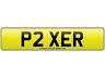 PRIVATE REGISTRATION NUMBER PLATE P2 XER 