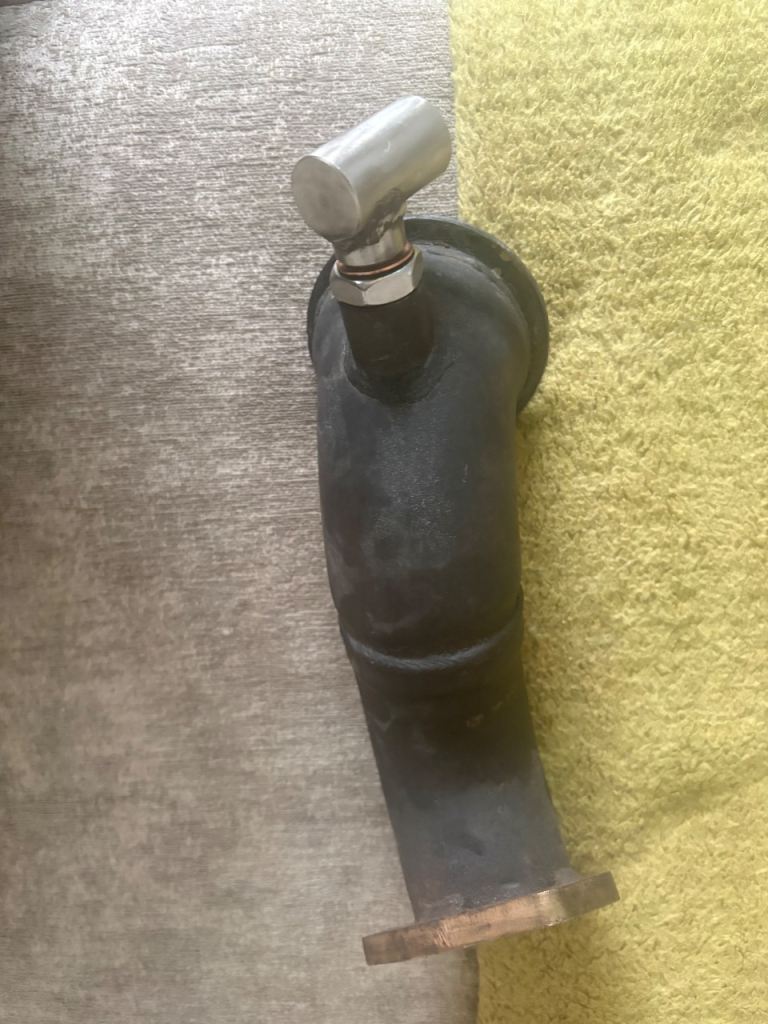 Corsa vxr decay downpipe with o2 FOOLER sensor