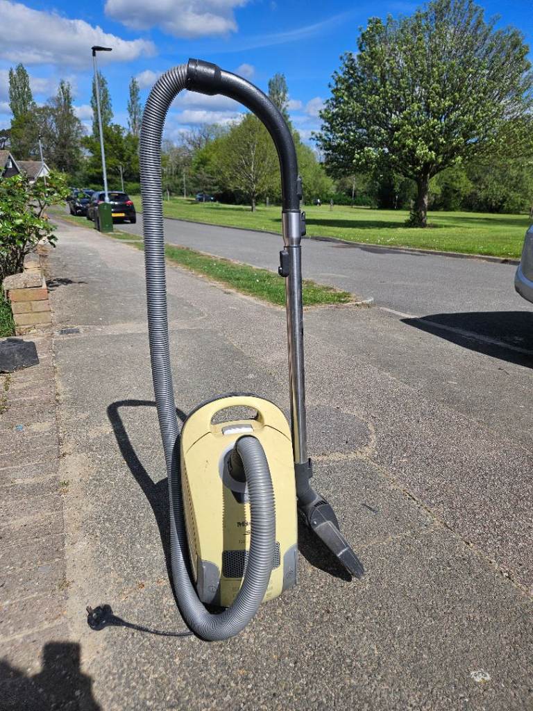 Miele Canister Vacuum Cleaner - Yellow, Fair Condition