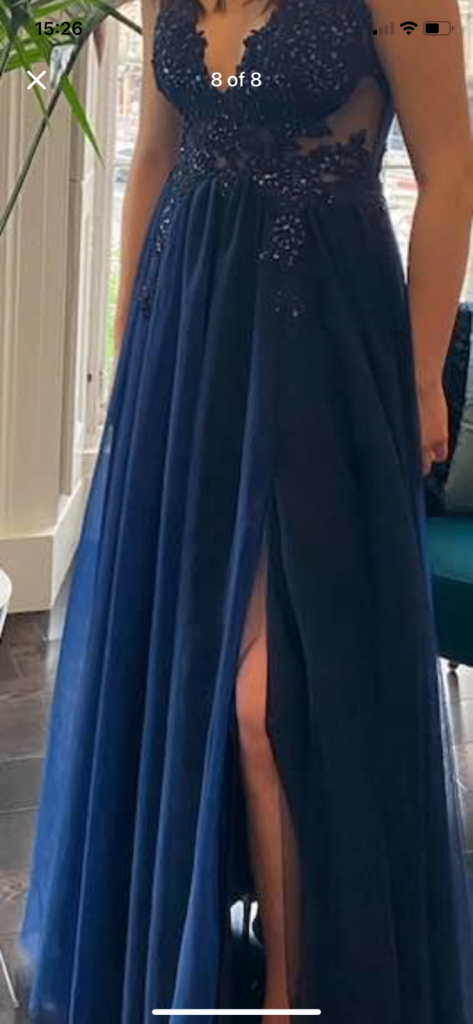 Prom dress Navy Blue - MASCARA London 
