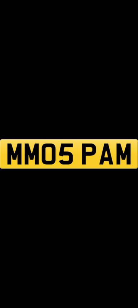 Cherished Number Plate for sale - MM05PAM