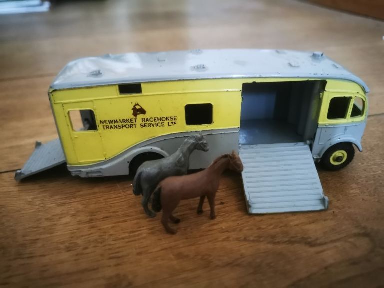 Vintage Dinky Newmarket Racehorse Transporter