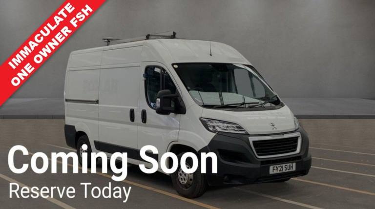 2021 21 PEUGEOT BOXER 2.2 BLUEHDI 335 NAV IMMACULATE CONDITION NO VAT L2 H2 EURO