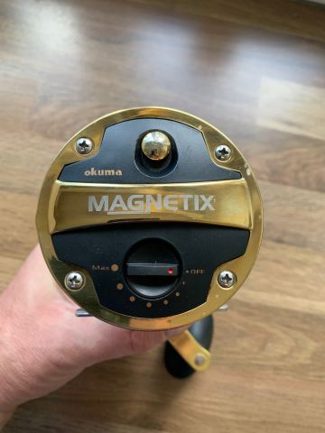 Okuma Magnetix MG 45 LS sea Fishing level wind multiplier Reel