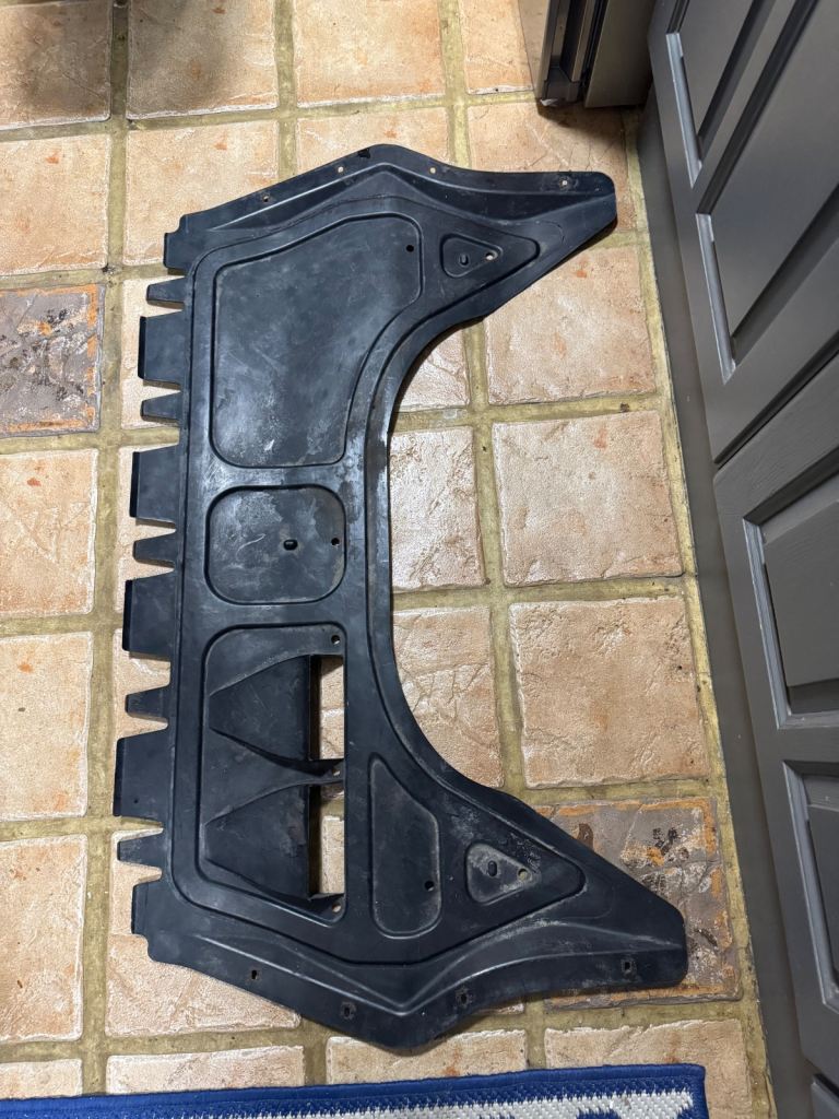 Volkswagen Golf under tray