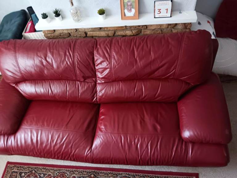 Leather sofa