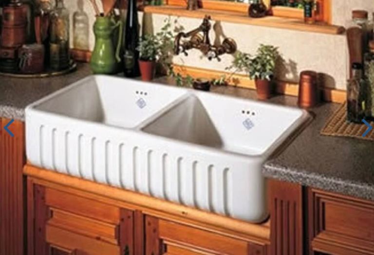 Shaws Ribchester 800 Double Bowl Ceramic Kitchen Sink – Brand New