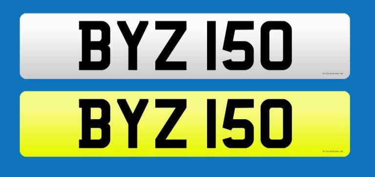 Dateless  Cherished number plate 