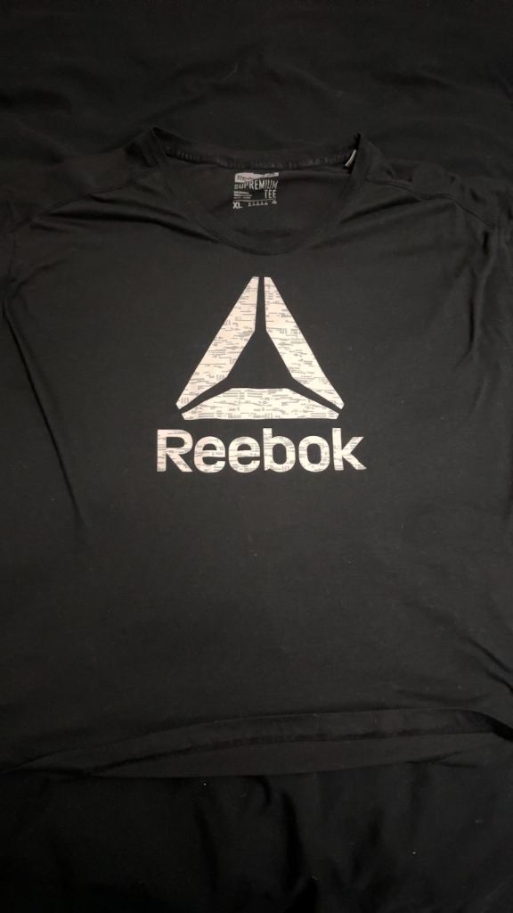 Reebok Supremium Tee XL – Black, Good Condition