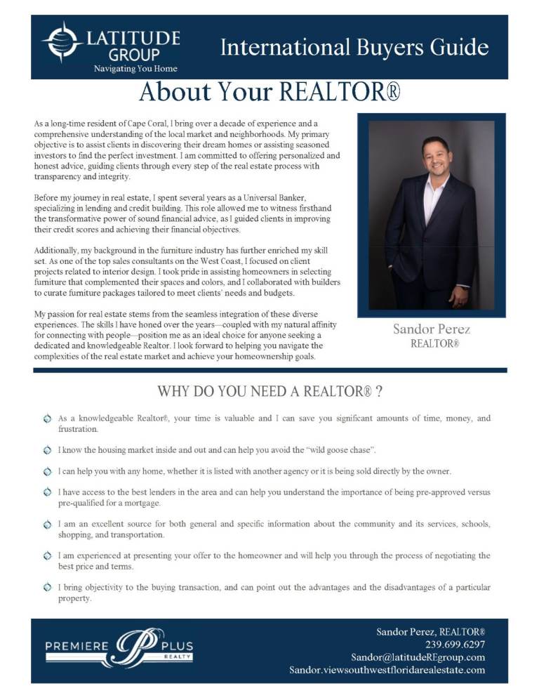 Real estate agent in Florida, US 