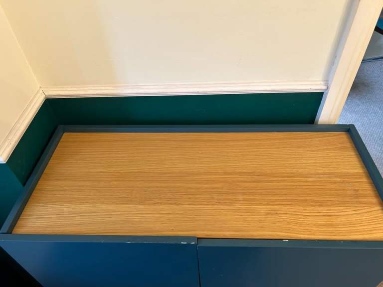 Made Emerald Green Shoe Cabinet