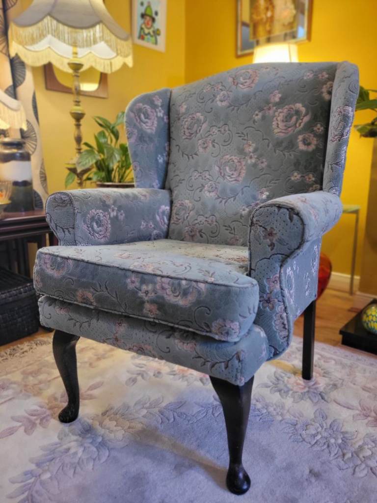 Vintage wingback armchair 
