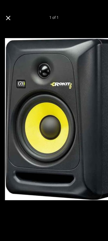 KRK Rokit 6 Professional Studio Monitors x2