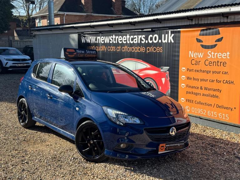 2019 Vauxhall Corsa 1.4 SRi Vx-line Nav Black 5dr HATCHBACK PETROL Manual