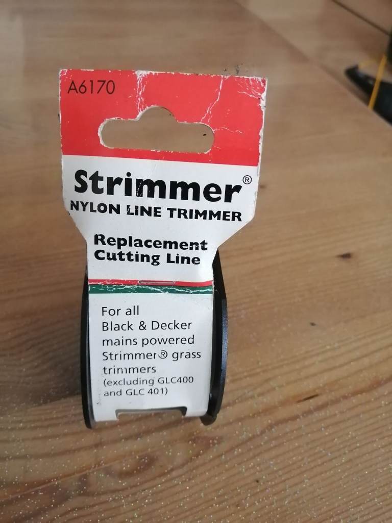 Genuine A6170 Black &Decker Strimmer Replacement Nylon Cutting Line 25m. 