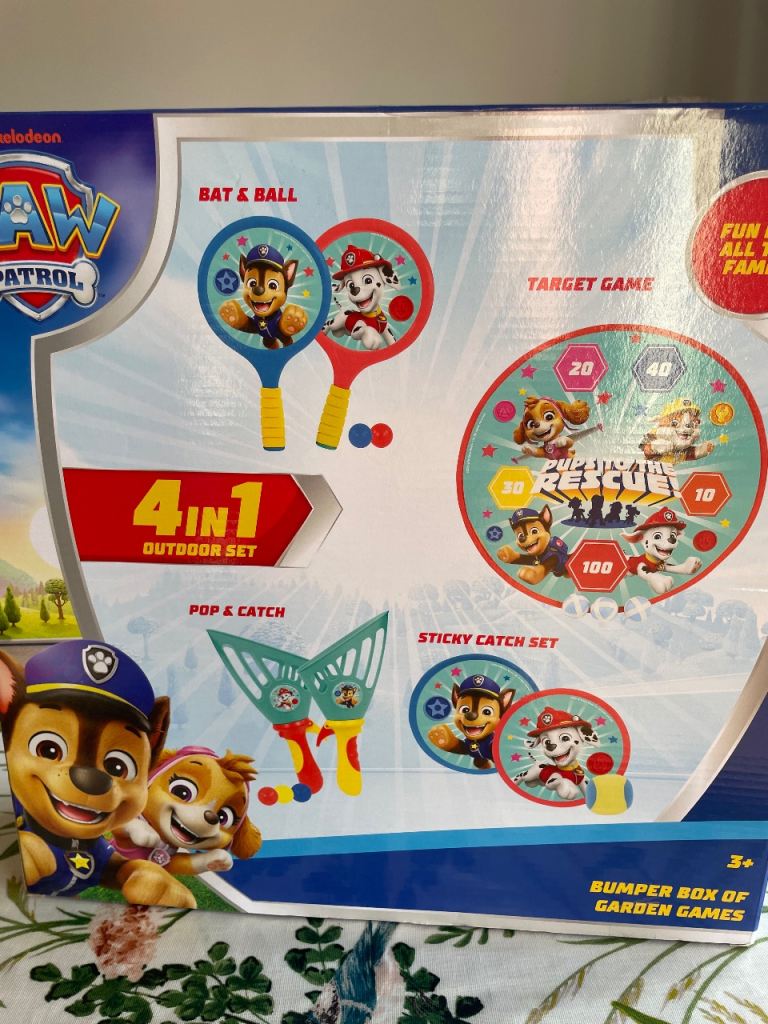 Paw Patrol 4 in 1 Outdoor Play Set – NEW Unopened
