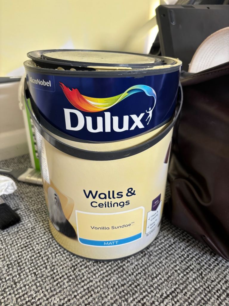 vanilla sundae sunny yellow interior wall paint 5L