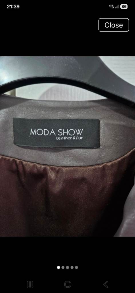 Moda Show Real Leather Jacket