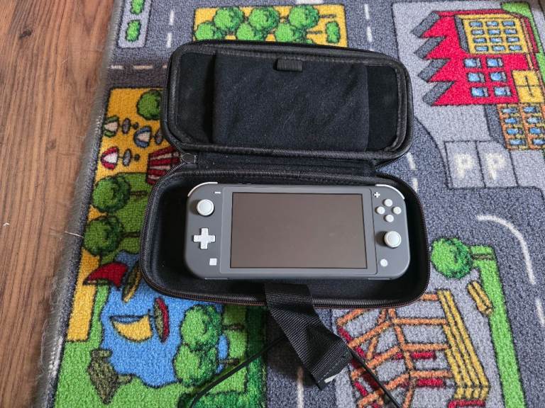 image for Nintendo switch lite console with case 