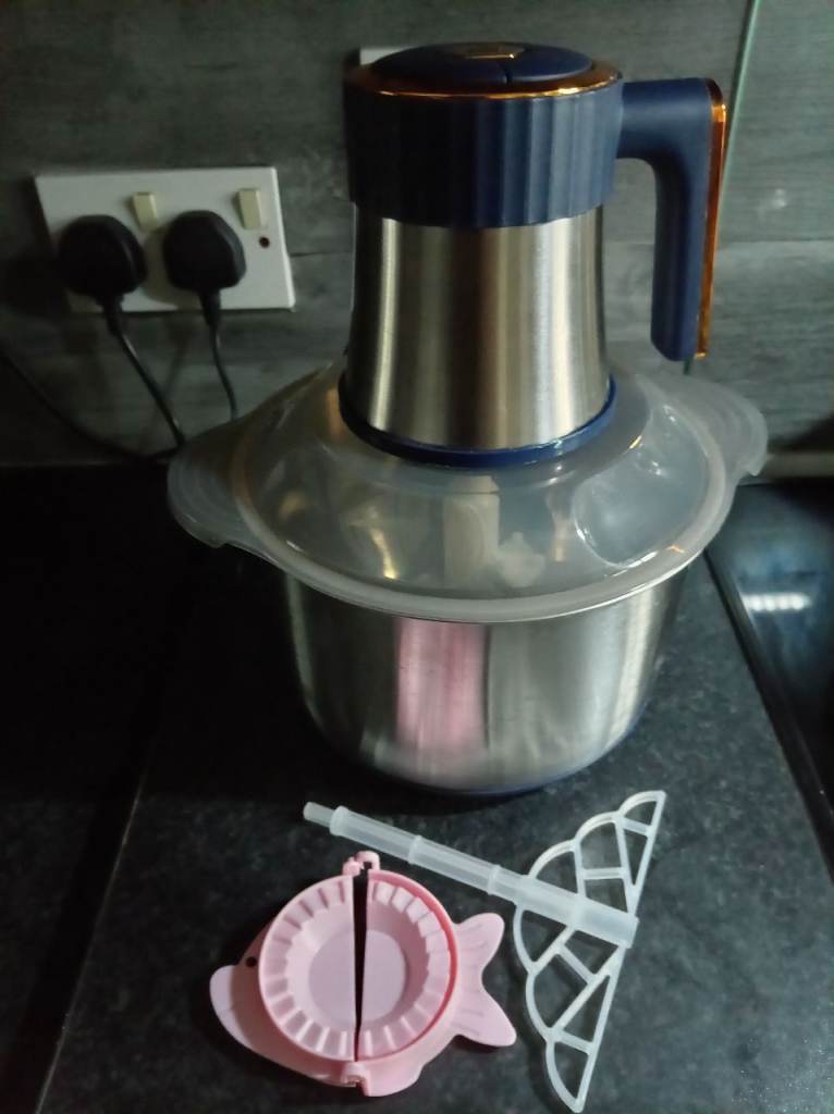 Large Food Chopper/Processor with Dumpling Makers