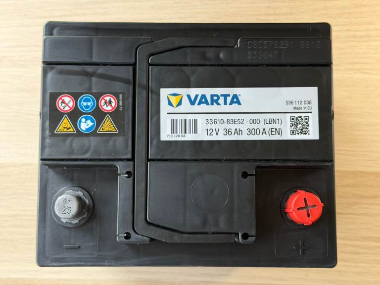 New Unused Genuine Suzuki VARTA Battery 12V 36Ah 300A (EN) 33610-83E52 LBN1