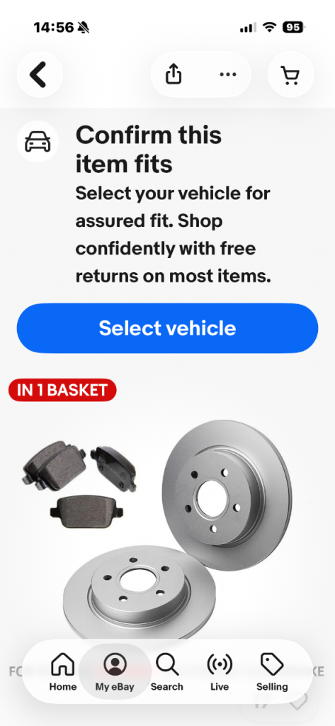 Ford galaxy rear discs and brake pads