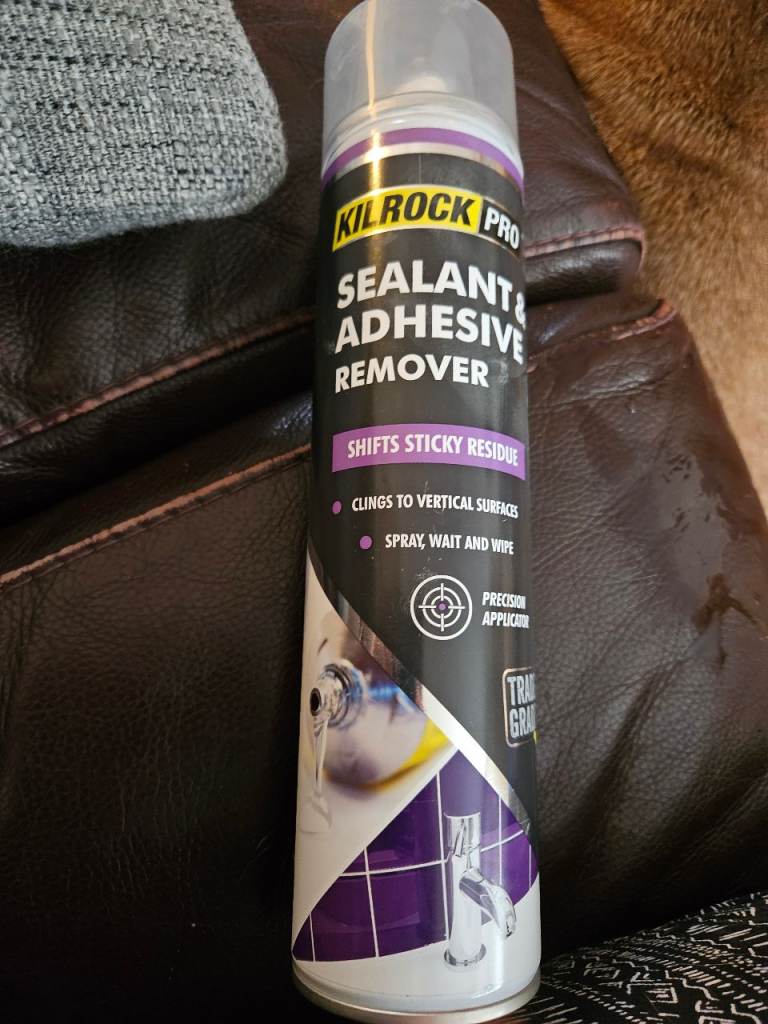Kilrock Pro Sealant & Adhesive Remover Spray - x 2 tins  New
